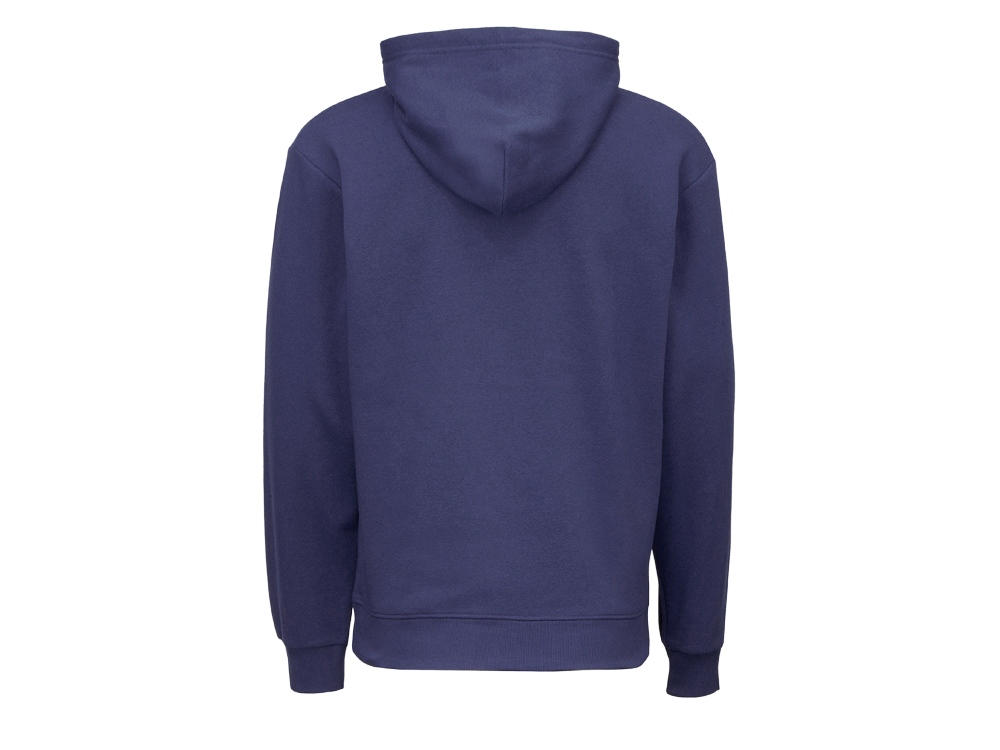 Толстовка с капюшоном оверсайз Lisbon унисекс, темно-синий