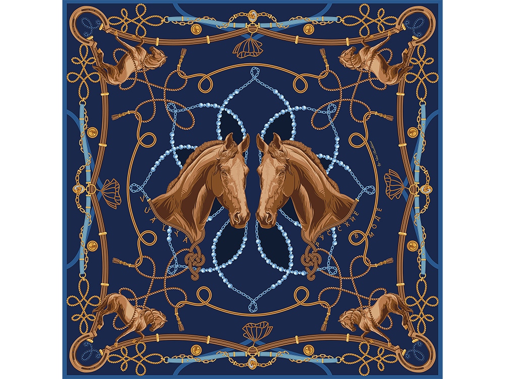 Платок Конный клуб