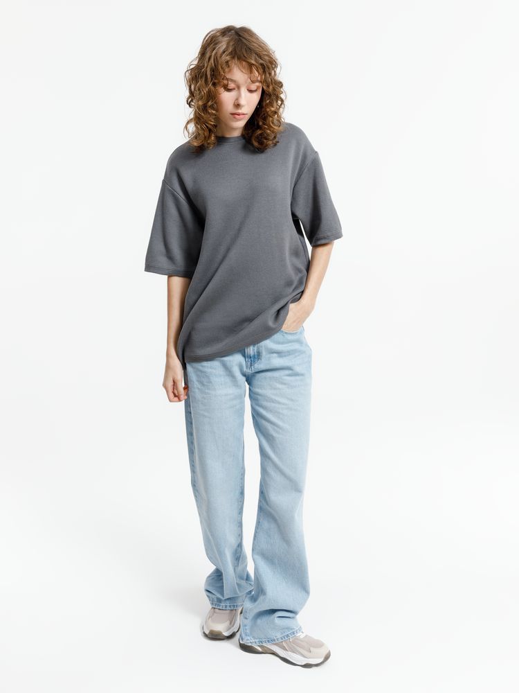 Джемпер с коротким рукавом Siluetti Volumica, серый