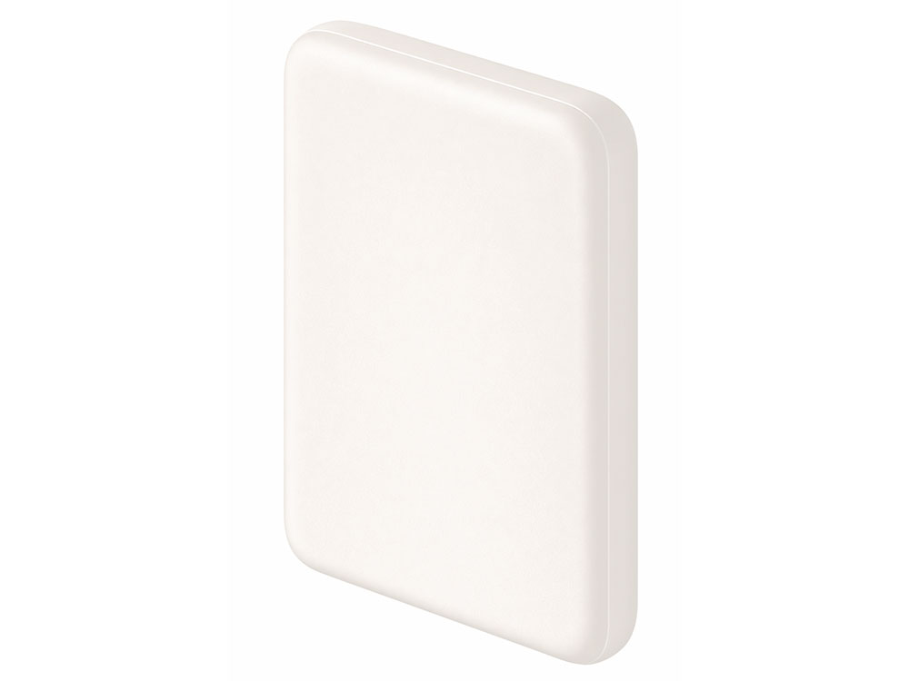 Магнитный внешний беспроводной аккумулятор Polarix, QC/PD, 10000 мАч, слоновая кость Магнитный внешний беспроводной аккумулятор Polarix, QC/PD, 10000 мАч, слоновая кость