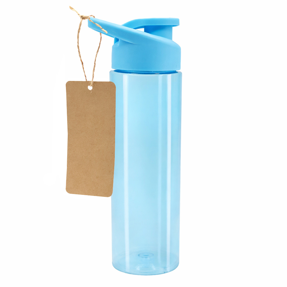 Пластиковая бутылка Ronny To Go с биркой, голубая Пластиковая бутылка Ronny To Go с биркой, голубая
