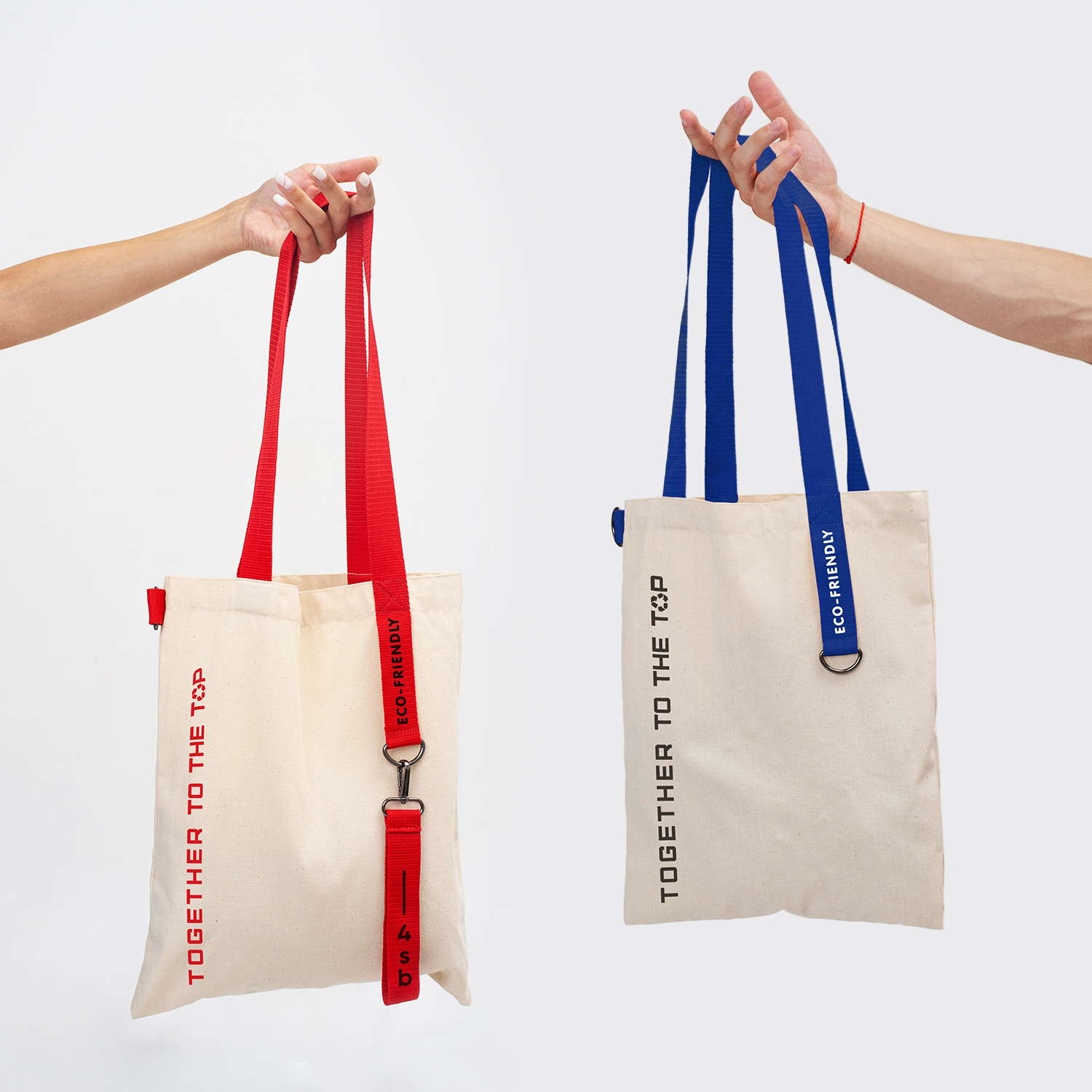 Шоппер Superbag (неокрашенный с синим)