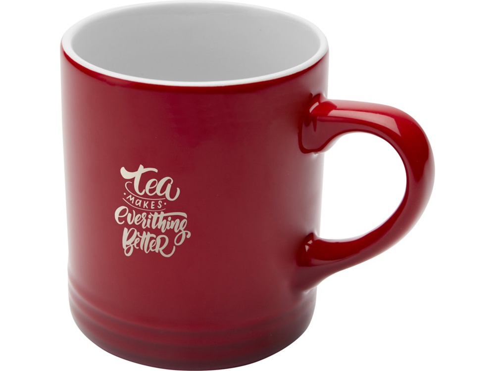 Laguna керамическая кружка объемом 330 мл, красный