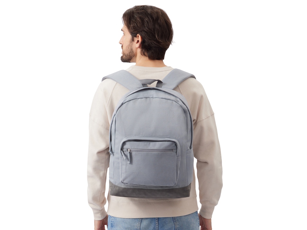 Рюкзак Shammy с эко-замшей для ноутбука 15, серый