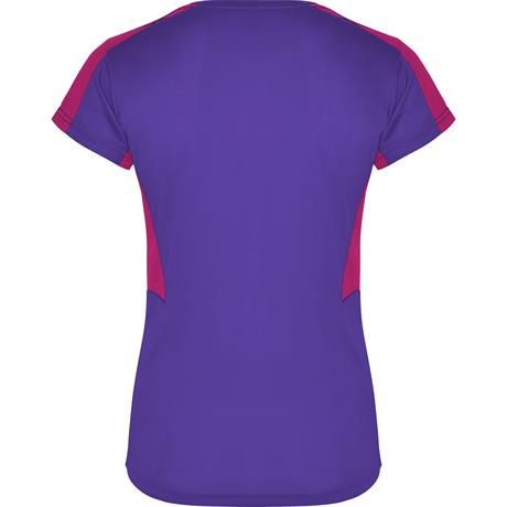 Спортивная футболка SUZUKA женская, ЛИЛОВЫЙ/ТЕМНО-РОЗОВЫЙ S