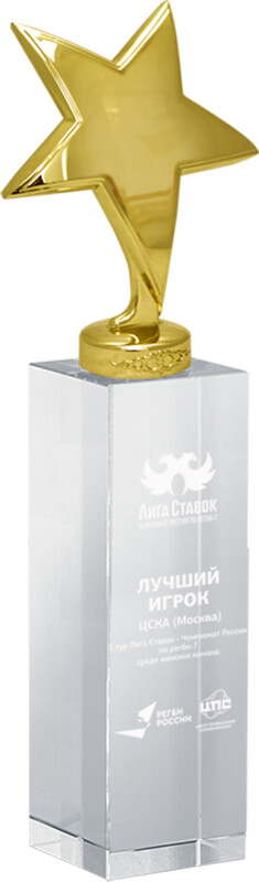 Награда Звезды с гравировкой