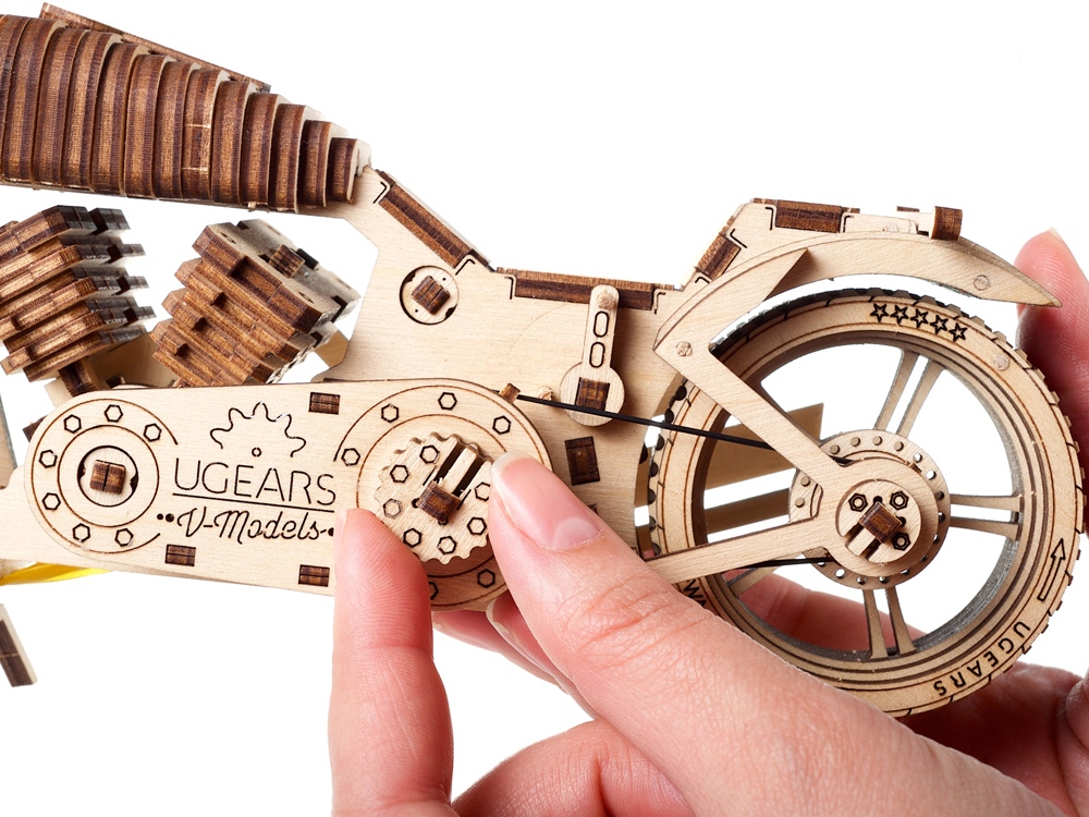 3D-ПАЗЛ UGEARS Байк VM-02