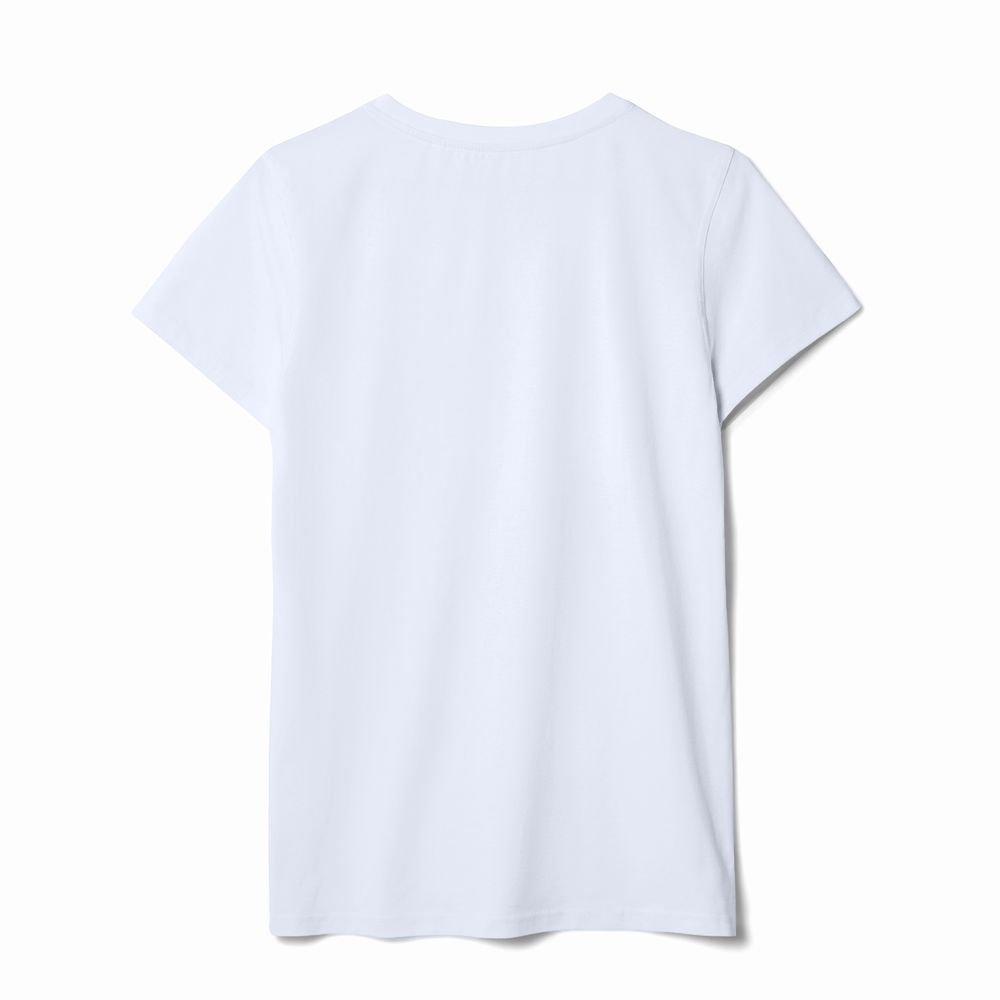 Футболка женская T-bolka Stretch Lady, белая (холодный оттенок) Футболка женская T-bolka Stretch Lady, белая (холодный оттенок)