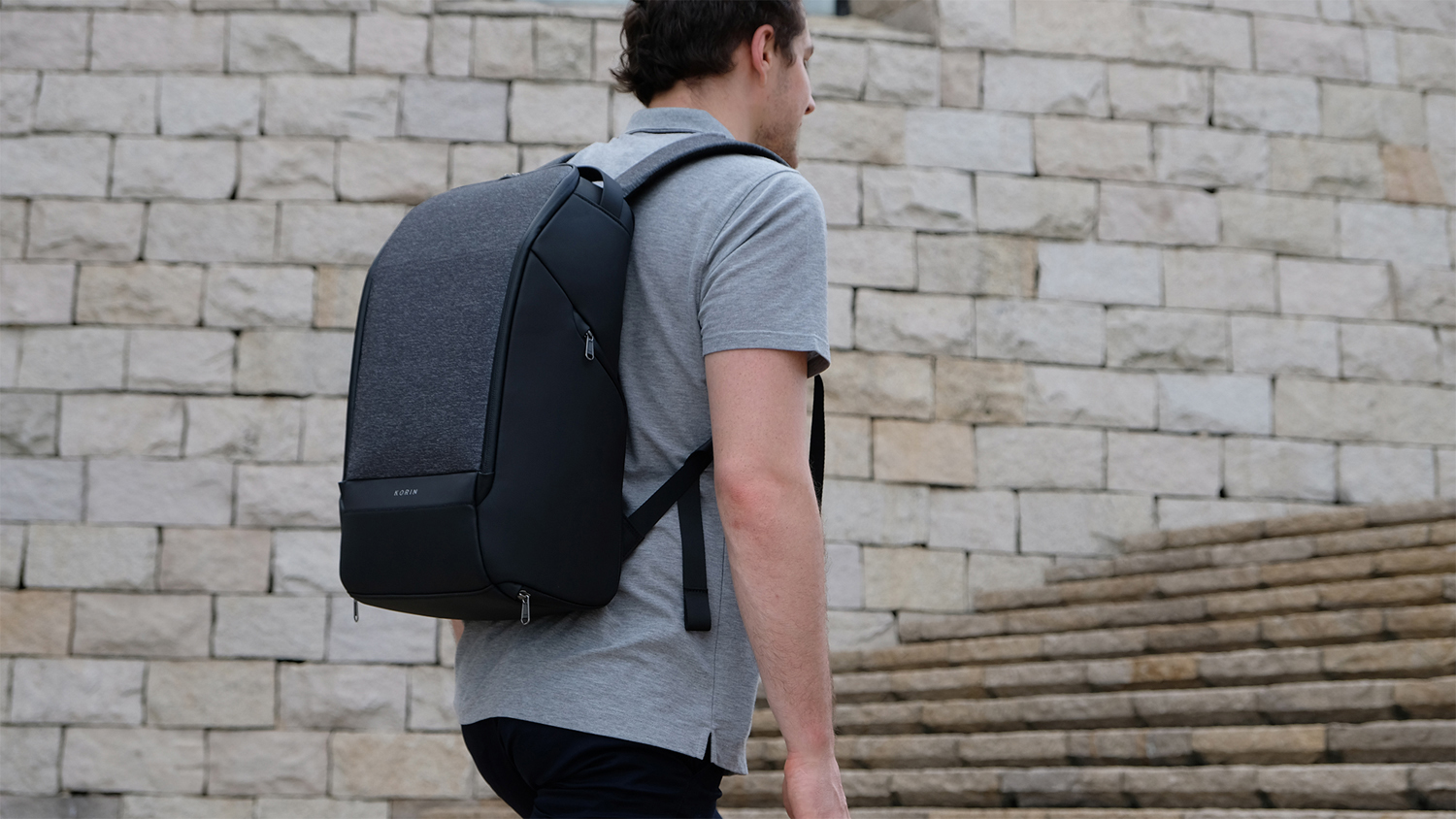 Рюкзак KORIN FlexPack Pro 47х34х18 см, черный