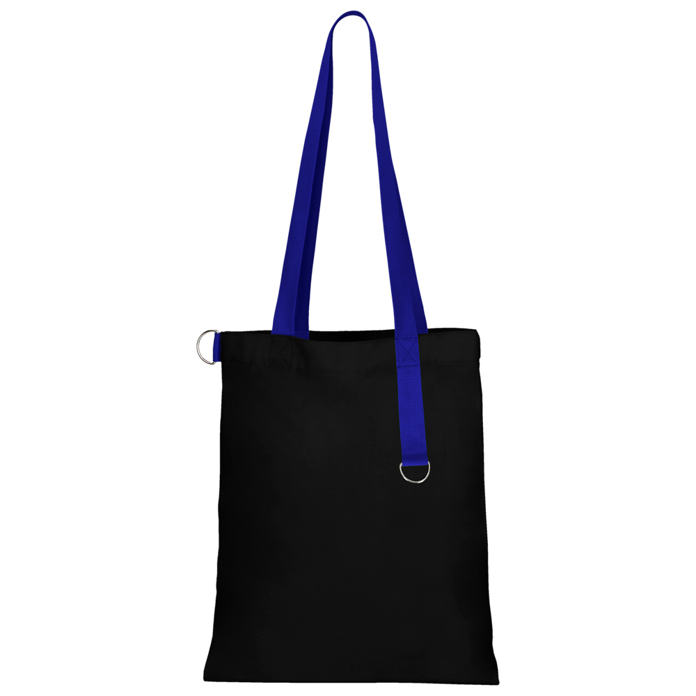 Сумка для покупок Black GLOW 325 г/м² с ремувкой, синяя/синяя