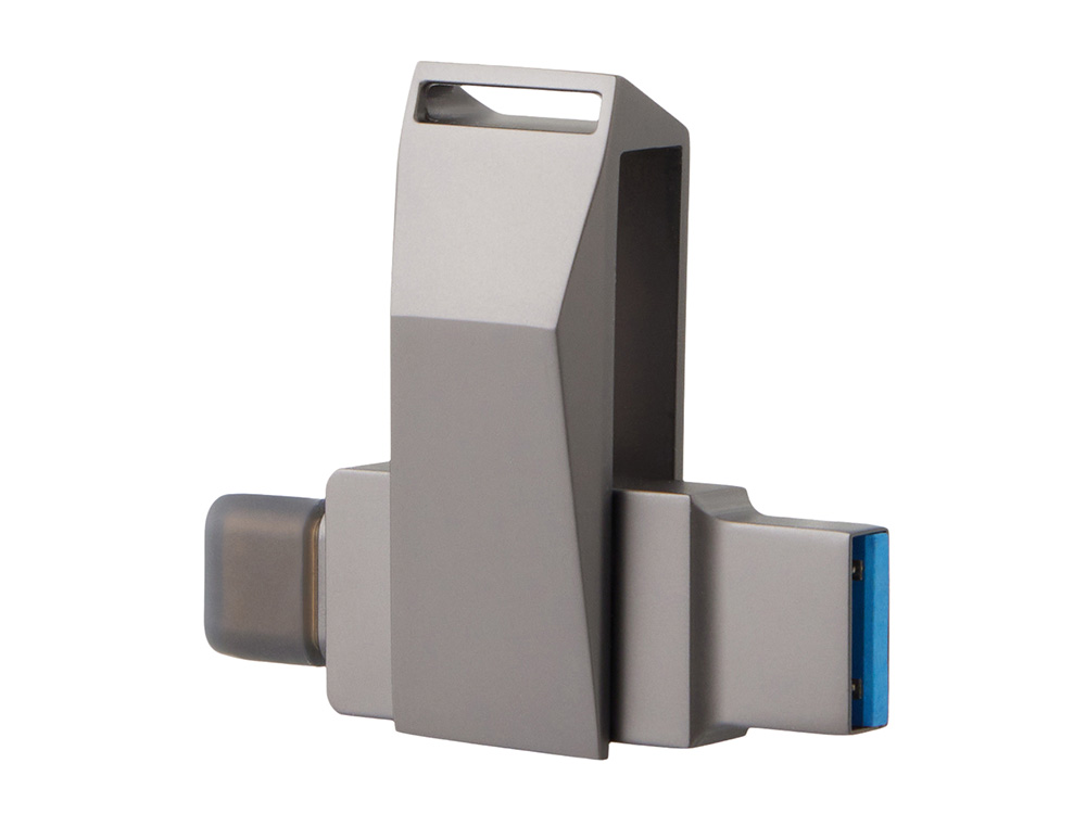 Флешка 64 ГБ USB Type-C и USB 3.0 Тесла