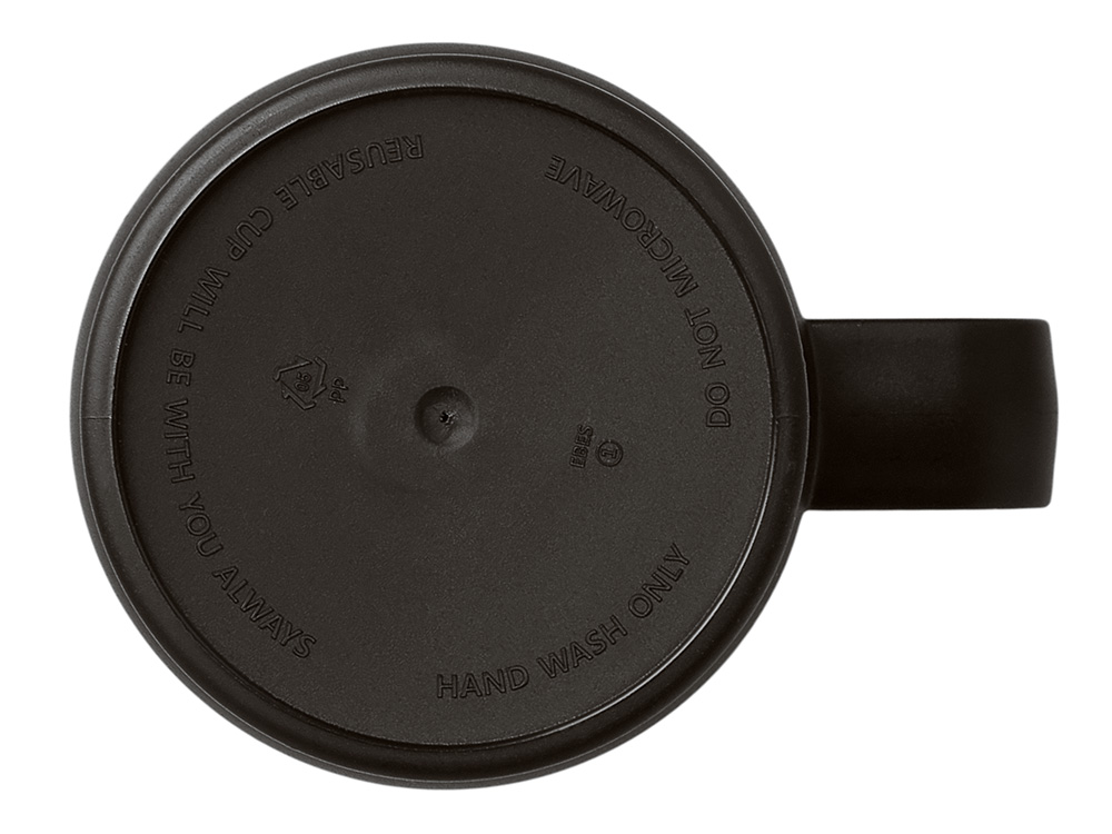 Термокружка KENCHER с двойными стенками из нержавеющей стали 304 и полипропилена, черный