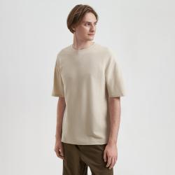 Футболка унисекс премиум AURA, 100% хлопок 200гр. бежевый, размер 3XL/4XL