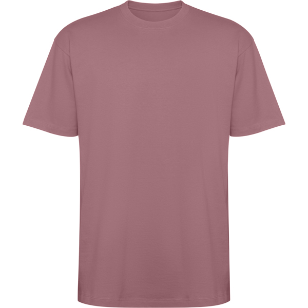 Футболка оверсайз BULL, БЛЕДНО-КРАСНЫЙ M