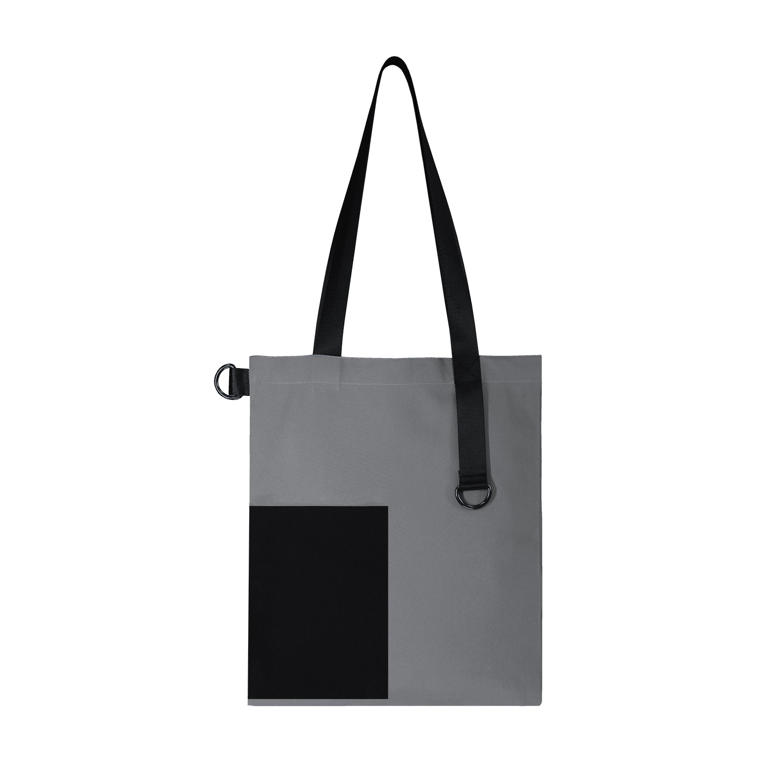 Шоппер Superbag Color (серый с чёрным)