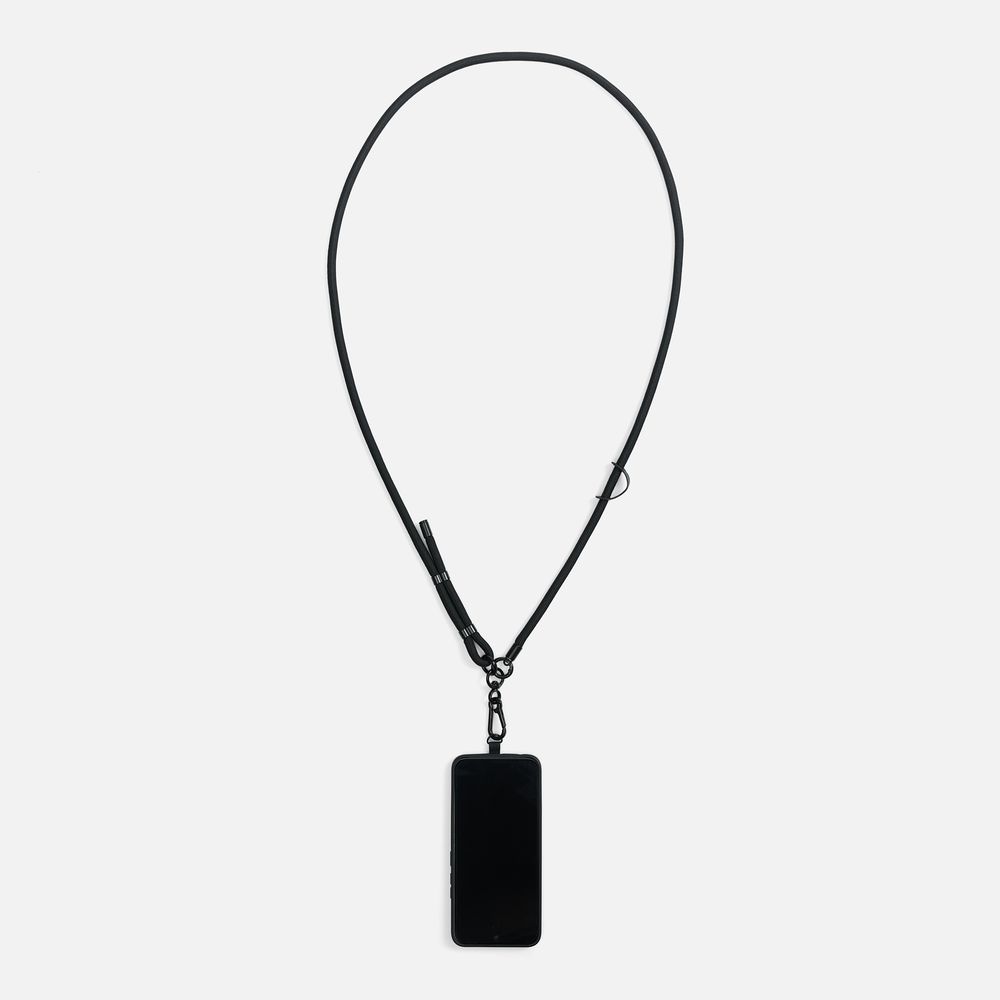 Шнурок для телефона OmniHold, черный