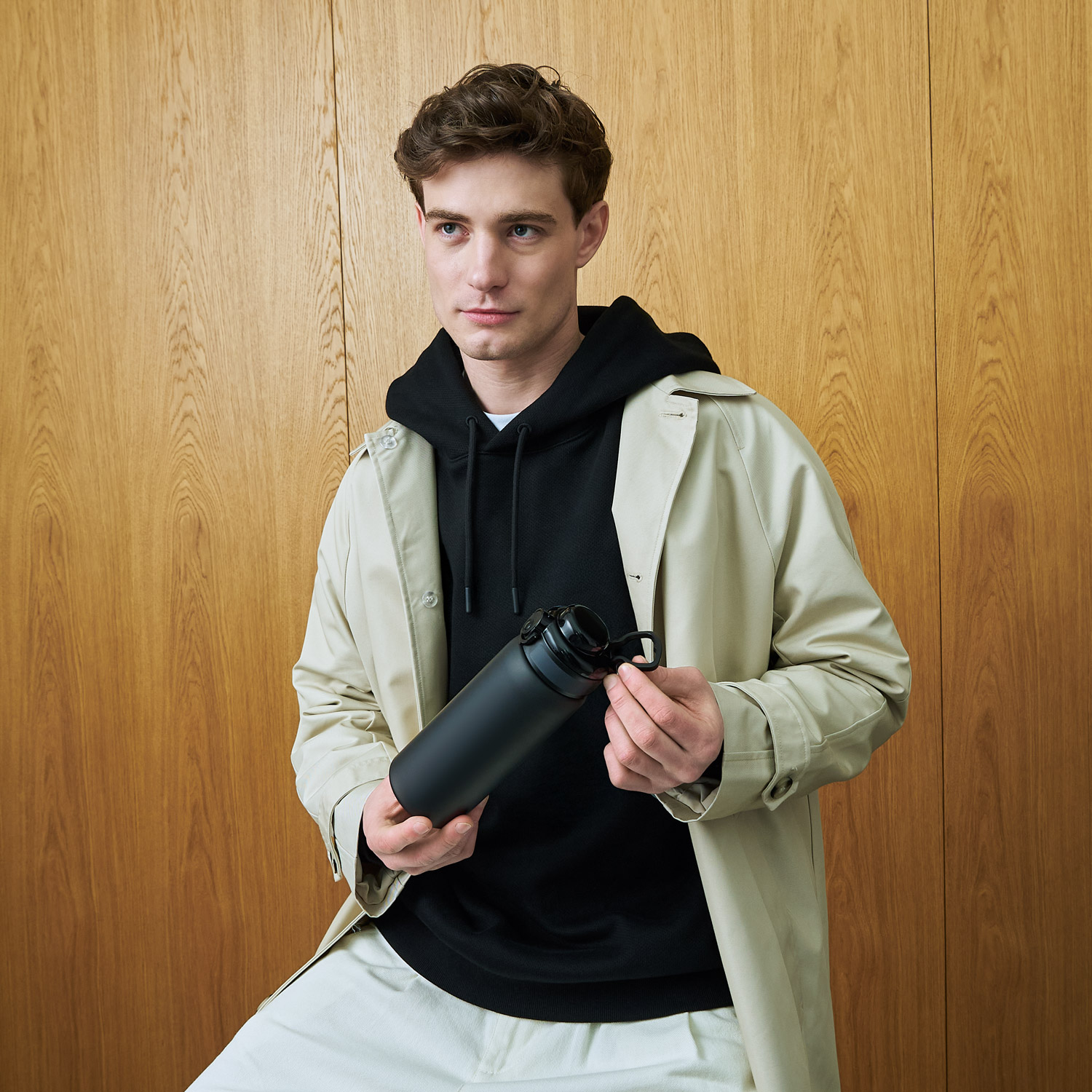 Бутылка для воды Ройс (Roys), черная