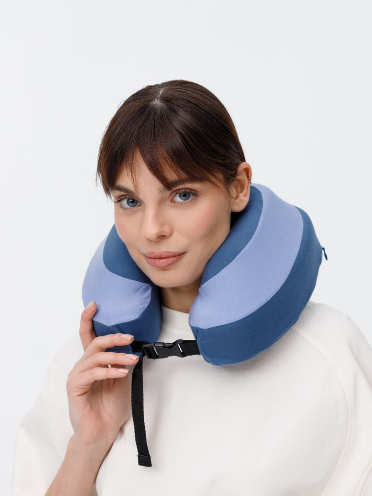 Дорожная подушка Piligrim, голубая Дорожная подушка Piligrim, голубая