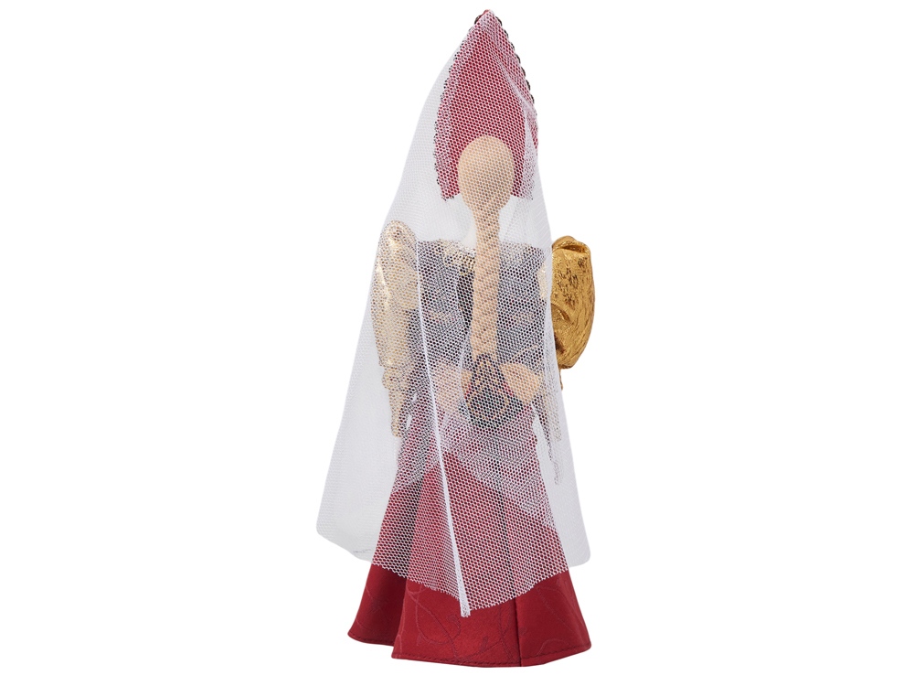 Подарочный набор: кукла фарфоровая, чай Малина с мятой, красный Подарочный набор: кукла фарфоровая, чай Малина с мятой, красный