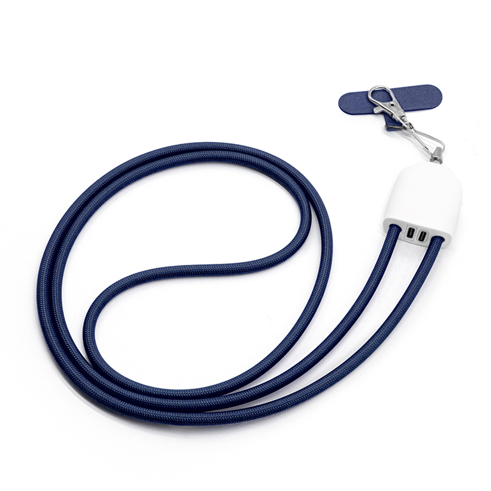 Кабель - ланьярд МультиЛинк 66 Вт, синий