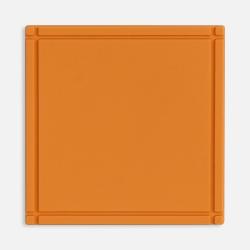 Лейбл из ПВХ Dzeta, L, оранжевый