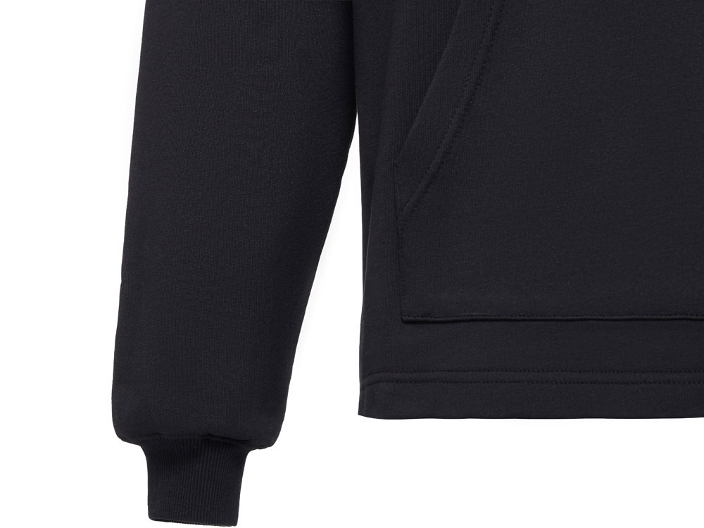 Худи оверсайз Alpha.01 унисекс, черный