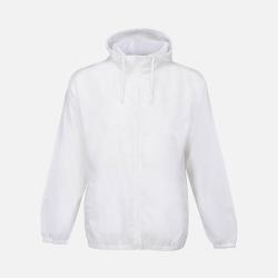 Ветровка унисекс Shield, белая Ветровка унисекс Shield, белая