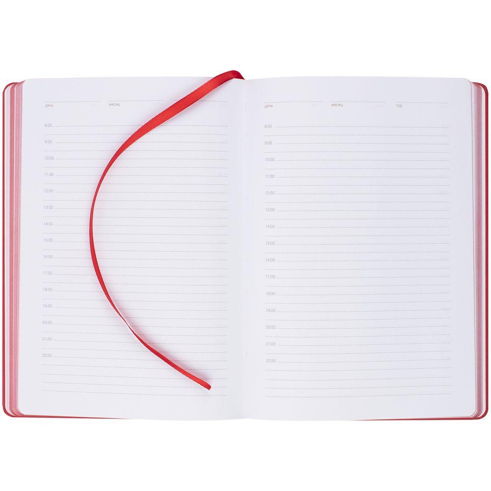 Ежедневник New Factor Metal, красный Ежедневник New Factor Metal, красный