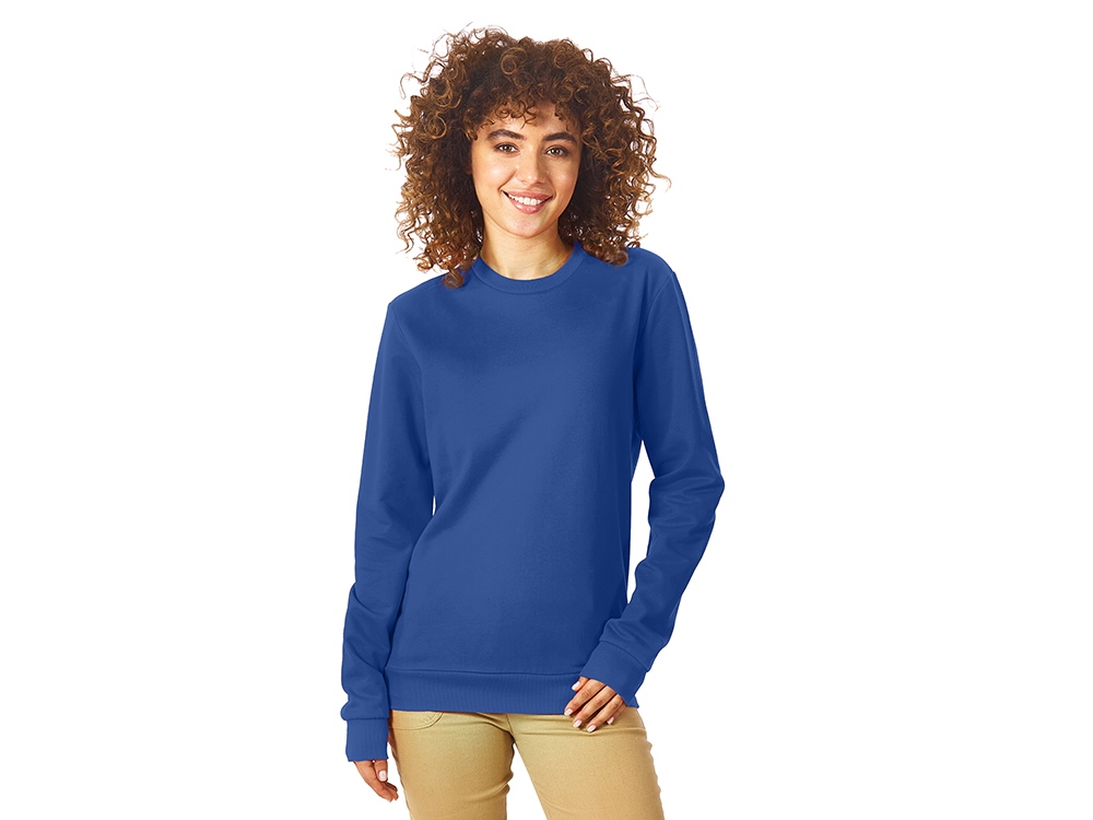 Свитшот Motion унисекс с начесом, классический синий Свитшот Motion унисекс с начесом, классический синий