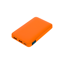 Внешний аккумулятор с подсветкой Ancor 5000 mAh, оранжевый