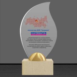 Акриловая награда с УФ печатью