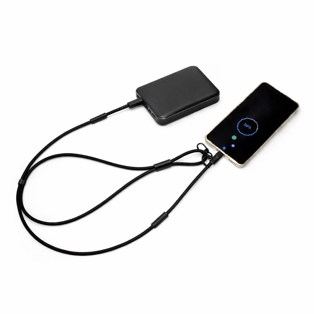 Кабель - ланьярд Линк 66 Вт, черный