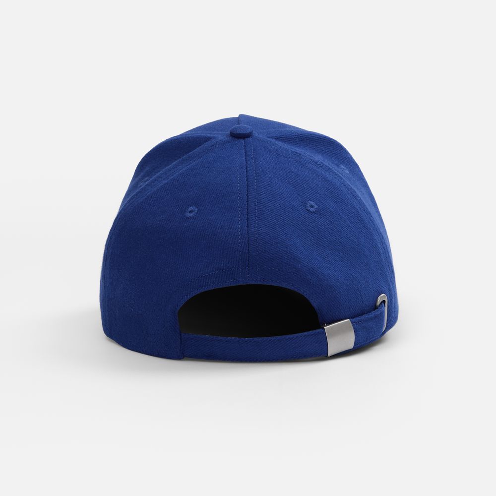 Бейсболка Classic 2.0, ярко-синяя с белым кантом