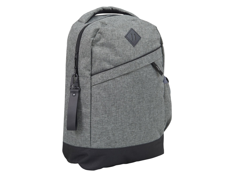 Брелок-ремувка из эко-кожи с карабином Domino, черный