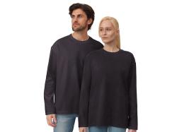 Футболка с длинным рукавом оверсайз Berlin унисекс темно-серый