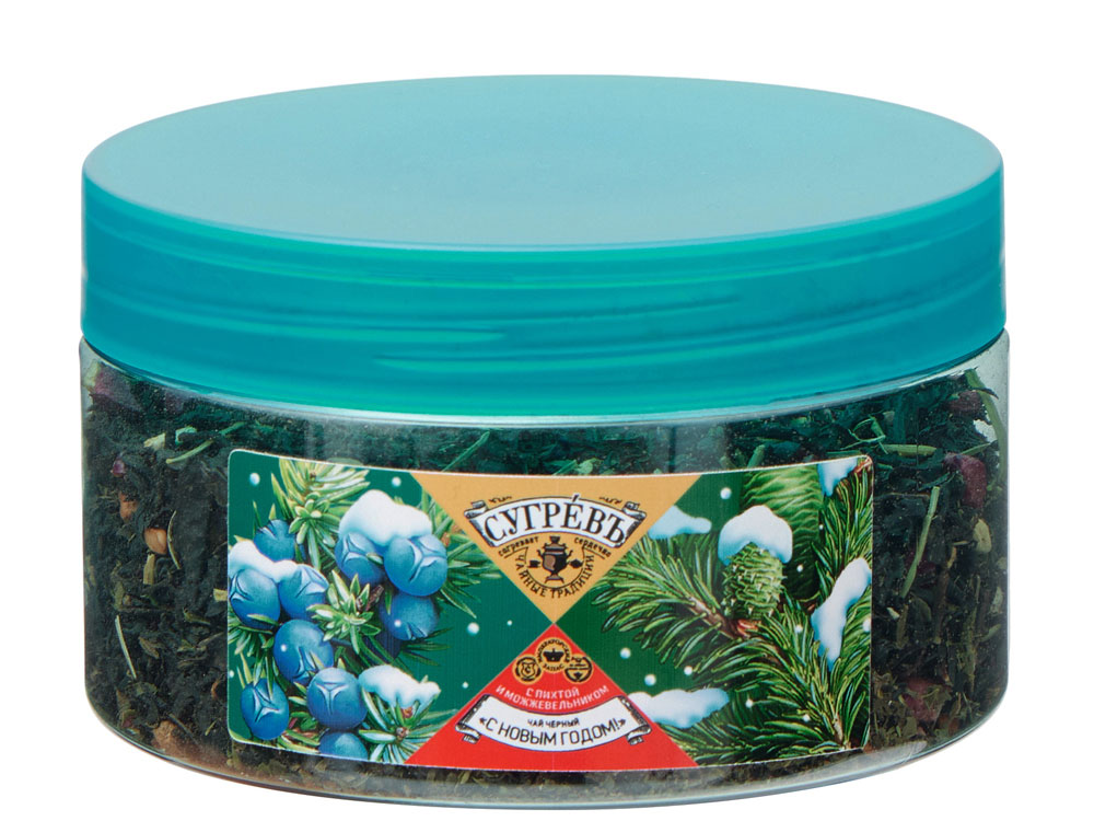 Чай С НОВЫМ ГОДОМ ! с пихтой, можжевельником и пряностями 55 г.