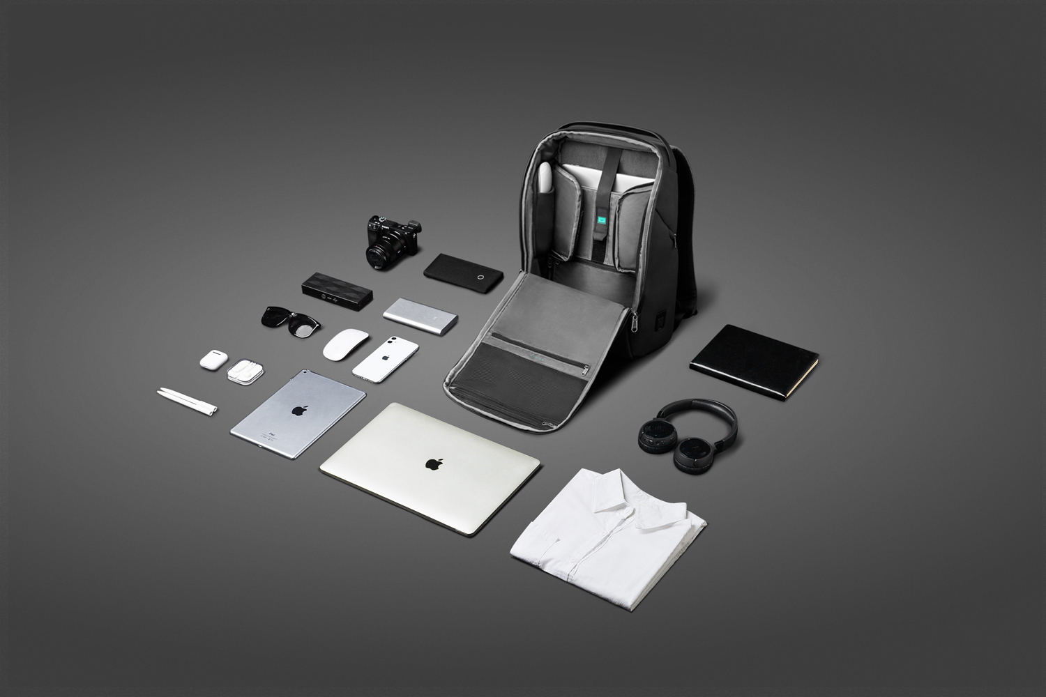 Рюкзак KORIN FlexPack Pro 47х34х18 см, темно-серый