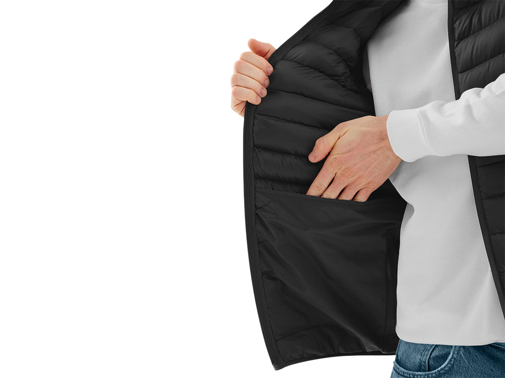 Стеганый жилет Uniqloud, черный Стеганый жилет Uniqloud, черный