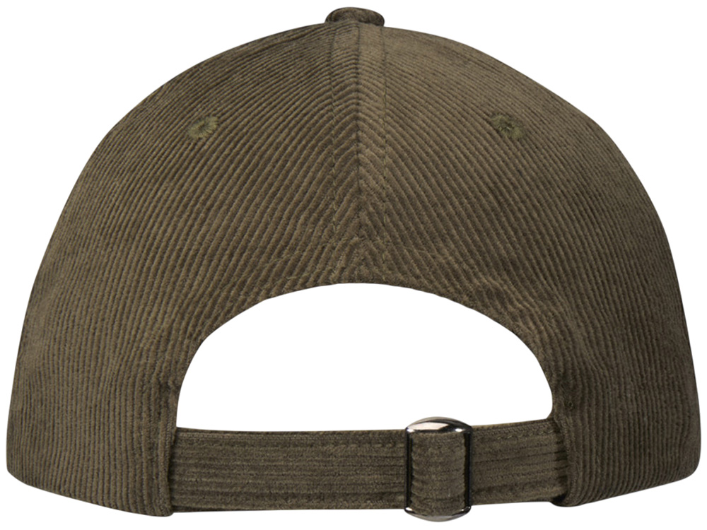 Hutton 6-панельная бейсболка из переработанного хлопка - Зеленый лесной