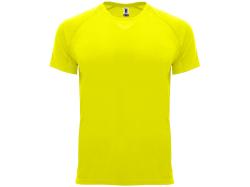 Футболка Bahrain мужская, неоновый желтый