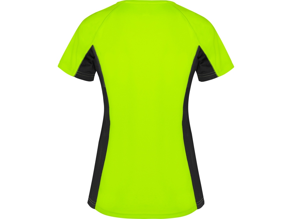 Футболка Shanghai женская, неоновый зеленый/черный