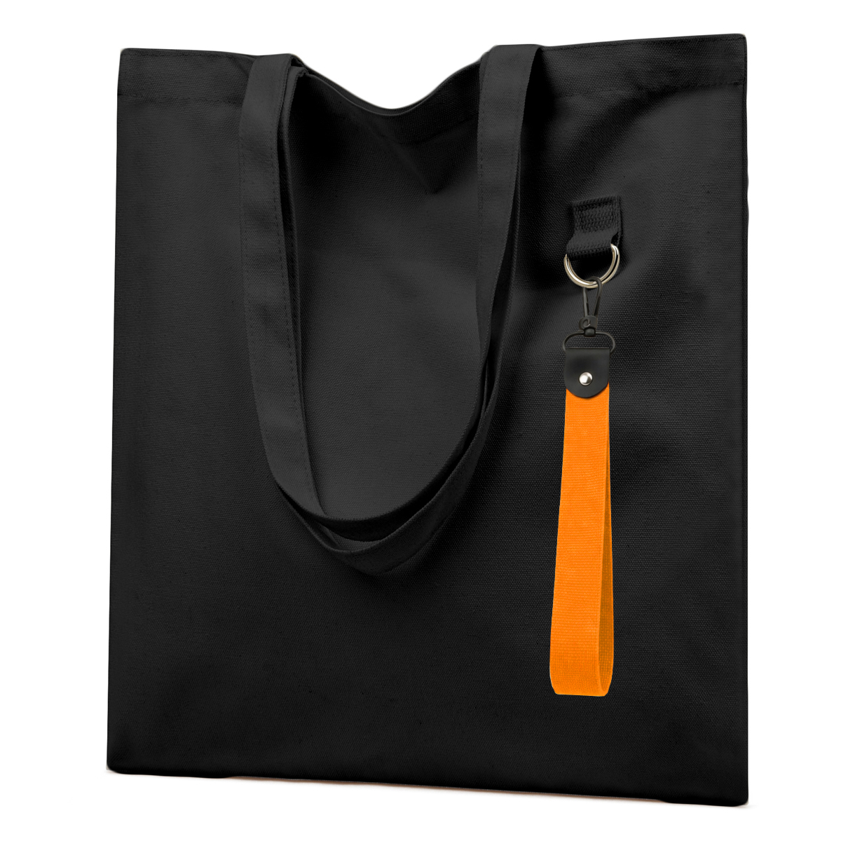 Сумка для покупок LUMISSA 325 г/м² с ремувкой, чёрный/оранжевый Сумка для покупок LUMISSA 325 г/м² с ремувкой, чёрный/оранжевый