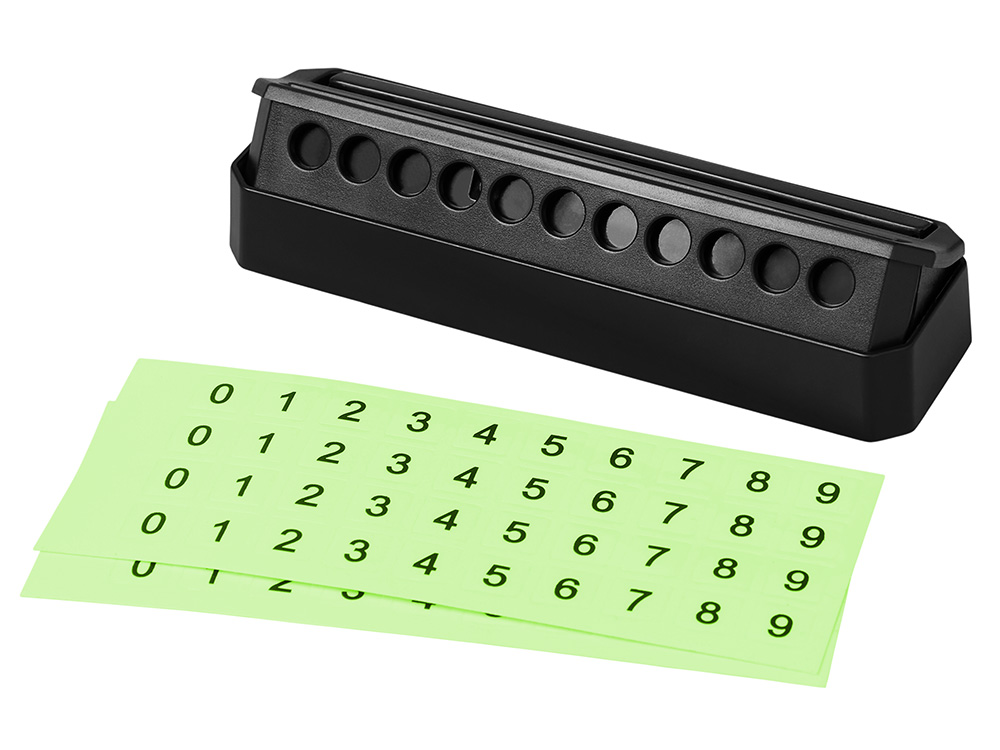 Табличка Tempark с номером телефона для временной парковки с подсветкой, черный Табличка Tempark с номером телефона для временной парковки с подсветкой, черный