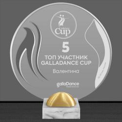 Акриловая награда с лазерной гравировкой