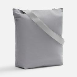 Шопер B5, серый с широкими серыми ручками