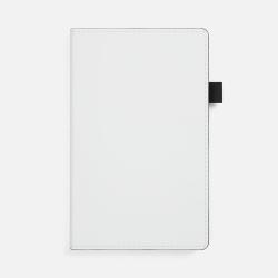 Ежедневник White Shall, недатированный, бело-черный