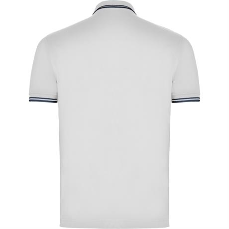 Футболка поло MONTREAL мужская, БЕЛЫЙ/МОРСКОЙ СИНИЙ S