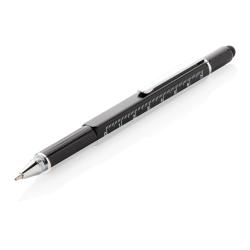 Многофункциональная ручка 5 в 1, черная