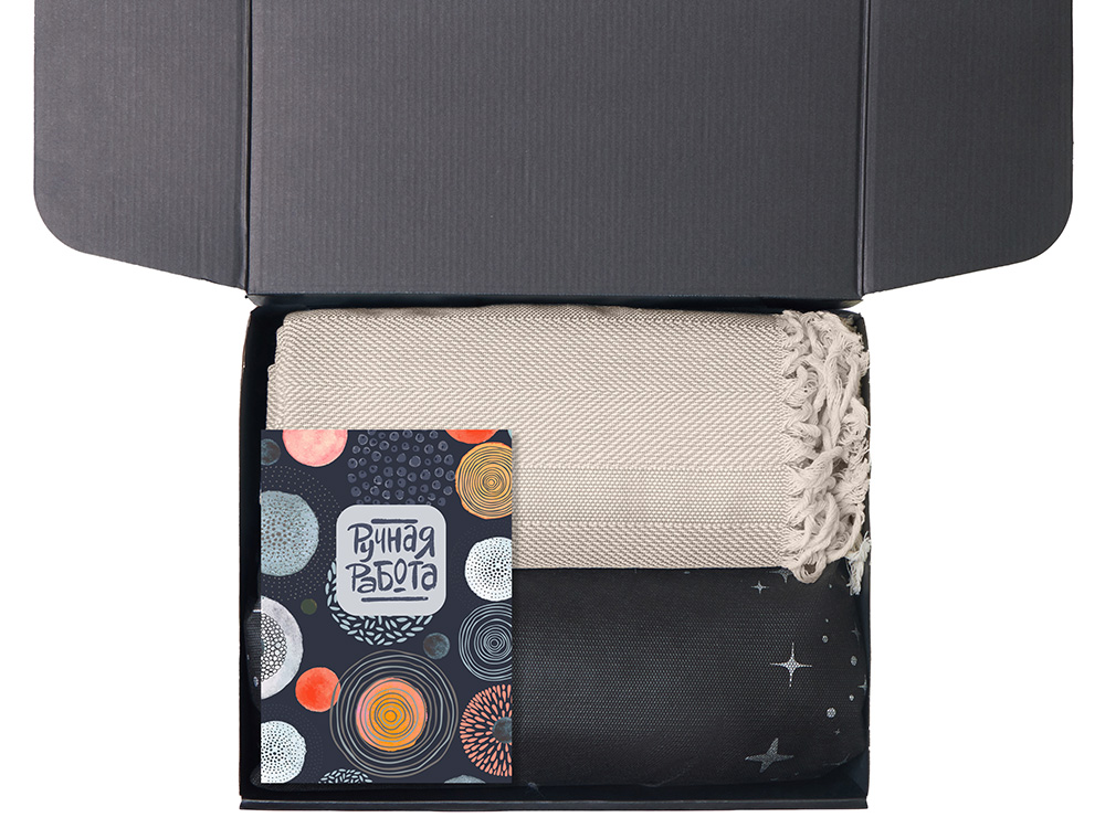 Подарочный набор Re:y. Haven с пледом, кружкой и чаем Подарочный набор Re:y. Haven с пледом, кружкой и чаем