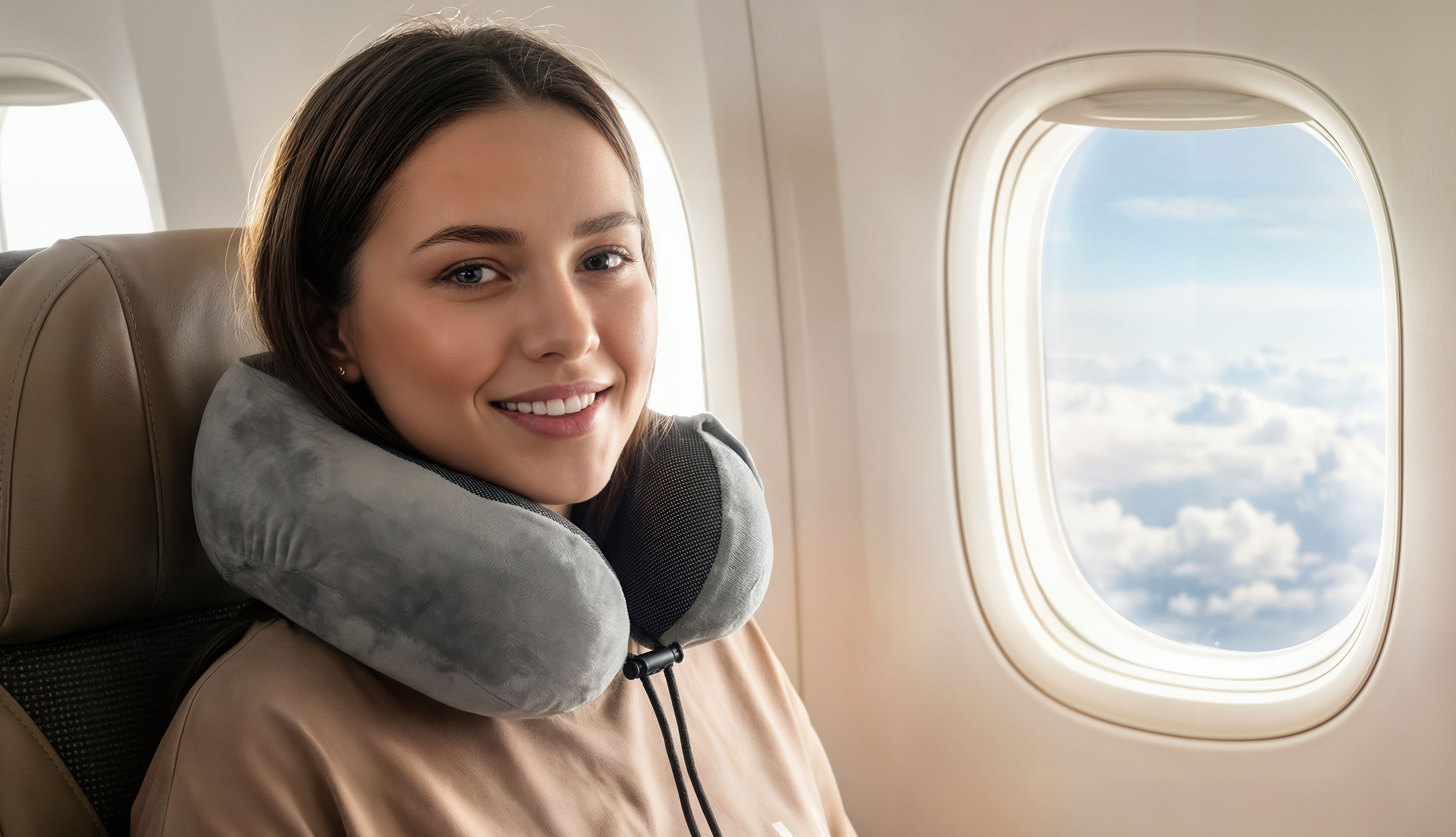 Подушка "Cloud" для путешествий в футляре Подушка "Cloud" для путешествий в футляре